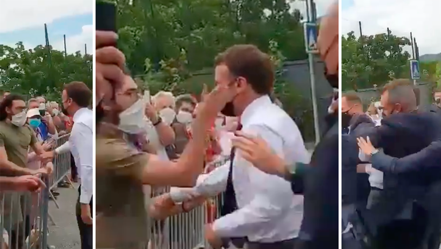 Emmanuel Macron a été giflé ce mardi après-midi par un homme de 28 ans dans la Drome